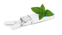 Fresh leaves mint with chewing gum isolated on white background ; Shutterstock ID 328063880 Fresh leaves mint with chewing gum isolated on white background ; Shutterstock ID 328063880